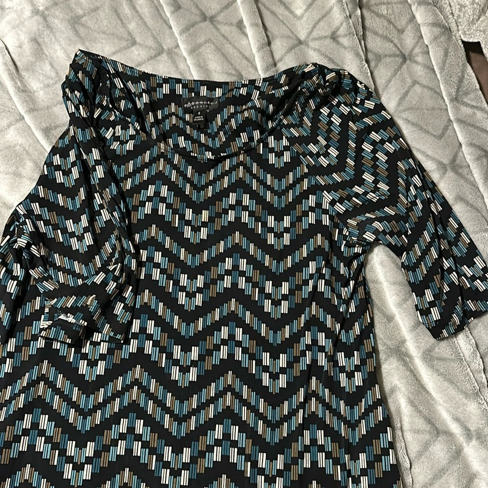 Quarter length sleeve dress